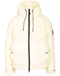 Stone Island - Drawstring Hooded Puffer Jacket - Lyst