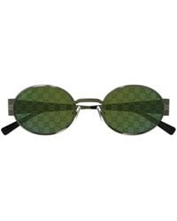 Gucci - Eyewear Oval-Frame Sunglasses - Lyst