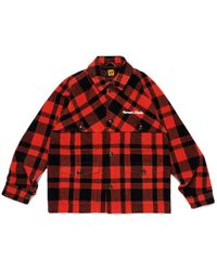 Human Made - Checked Shirt Jacket - Lyst