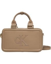 Calvin Klein - Zippered Shoulder Bag - Lyst