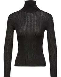 Moncler - Textured Wool Sweater - Lyst