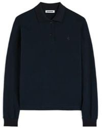 Jil Sander - Long-Sleeve Polo Top - Lyst