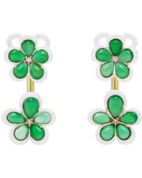 Bottega Veneta - Flower Earrings - Lyst