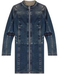 DIESEL - De-Romi-Re Denim Short Dress - Lyst