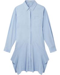 Stella McCartney - Collared Long-Sleeve Shirt Dress - Lyst