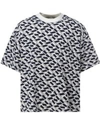 Sunnei - All-Over Monogram Printed T-Shirt - Lyst