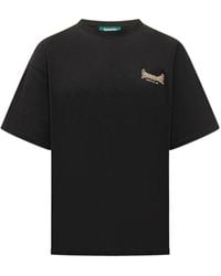 Barrow - Bead-Embellished Jersey T-Shirt - Lyst