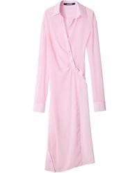Jacquemus - Pareo Collared Long-Sleeve Shirt Dress - Lyst