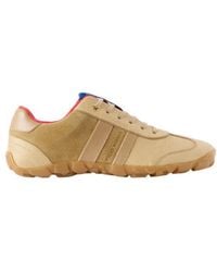 Wales Bonner - Lizard-Effect Leather And Suede Sneakers - Lyst