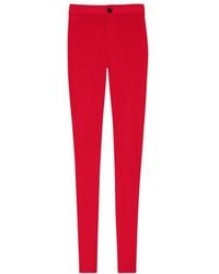 Saint Laurent - High Waist Skinny Trousers - Lyst