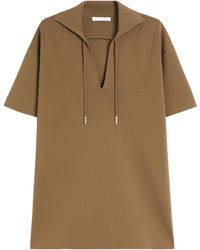 Max Mara - Poltava Short-Sleeved Drawstring Jumper - Lyst