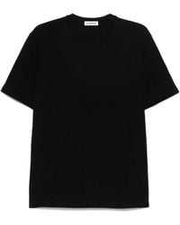 Jil Sander - Logo-Patch T-Shirt - Lyst