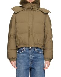 Yves Salomon - Quilted Zipper Down Jacket - Lyst