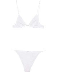 Oséree - Lace-Pattern Lingerie Set (Set Of Two) - Lyst