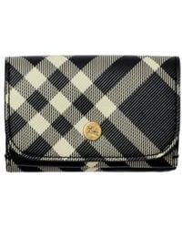 Burberry - Vintage-Check Folded Compact Wallet - Lyst