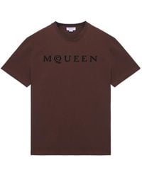 McQueen - Cotton Logo T-Shirt - Lyst