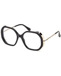 Max Mara - Geometric Frame Glasses - Lyst