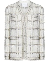 Giambattista Valli - Check-Pattern Tweed Jacket - Lyst