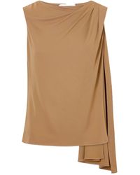 Kallmeyer - Floriana Draped Jersey Blouse - Lyst