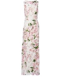 Oscar de la Renta - Floral Guipure Lace Gown - Lyst
