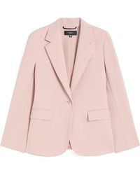 Weekend by Maxmara - Natural Stretch Wool Blazer - Lyst