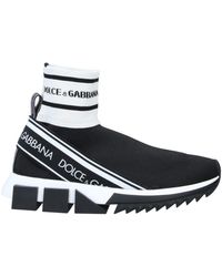 Dolce & Gabbana - Minimalist High-Top Sneakers - Lyst