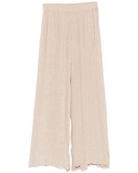 Alysi - Embroidered Trousers - Lyst