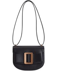 Boyy - Buckle Saddle Foldover Top Crossbody Bag - Lyst