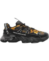 Versace Jeans Couture - Couture Baroque Printed Platform Sneakers - Lyst