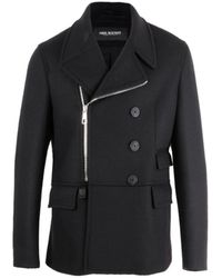 Neil Barrett - Asymmetrical Zipper Coat - Lyst