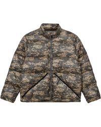 Stussy - Long Sleeve Cotton Coat - Lyst