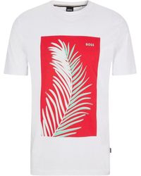 BOSS - Open-Necked Shirt - Lyst