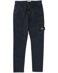 Stone Island - Logo-Patch Cargo Pants - Lyst