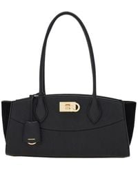 Ferragamo - New Ferragamo Studio Soft Bag East West (M) - Lyst