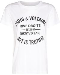 Zadig & Voltaire - Item O-Neck Short-Sleeved T-Shirt - Lyst