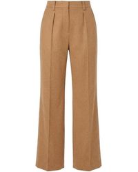 Max Mara - Carbone Pleated Trousers - Lyst