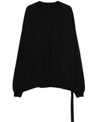 Rick Owens - Hun Tie-Detail Sweatshirt - Lyst