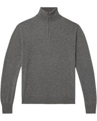Massimo Alba - Long-Sleeved Stand-Up Collar Pullover - Lyst