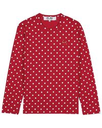 COMME DES GARÇONS PLAY - Long-Sleeved T-Shirt - Lyst