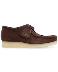 Clarks - Wallabee Round Toe Lace-Up Boots - Lyst
