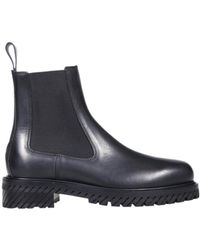 Off-White c/o Virgil Abloh - Combat Chelsea Boots - Lyst