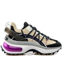 DSquared² - Bubble Panelled Sneakers - Lyst