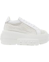 Casadei - Interwoven-Detailed Chunky Lace-Up Sneakers - Lyst