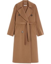 Max Mara - 'S Dalila Double-Breasted Belted Coat - Lyst