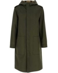 Valentino - Button Detailed Long-Sleeved Coat - Lyst