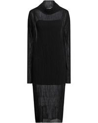 MM6 by Maison Margiela - Solid Color High Neck Dress - Lyst