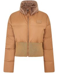 Fendi - Quilted Cropped Puffer Jacket - Lyst