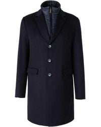 Herno - Detachable-Lining Buttoned Coat - Lyst
