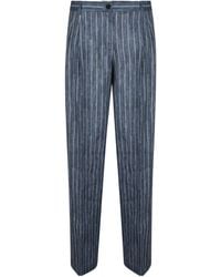 ERMANNO FIRENZE - Pinstriped Wide-Leg Pants - Lyst