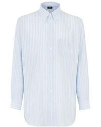 Fendi - Striped Button-Down Shirt - Lyst